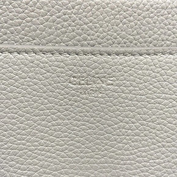 CELINE 16 (Sez) Light gray Leather Handbag - Picture 13 of 15